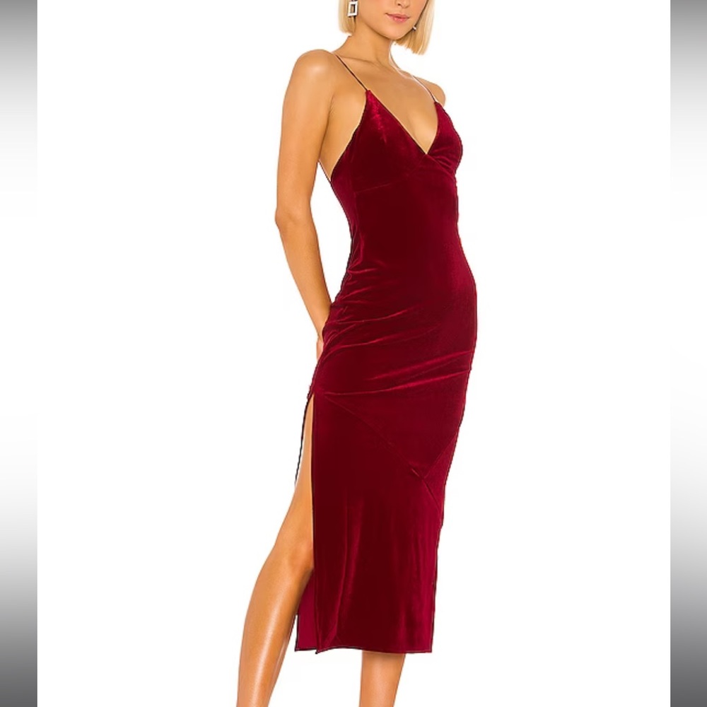 Lovers + Friends Red Midi Dress